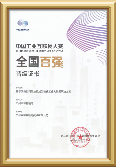 Zhonghe-China's Top 100 Internet Competition